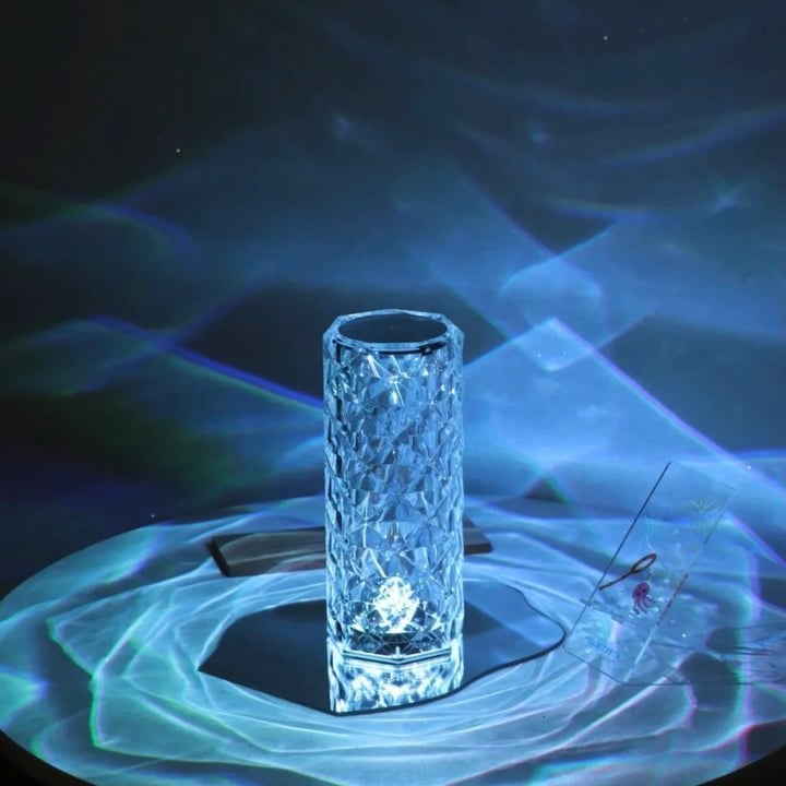 Crystal Lamp, Touch & Remote Control