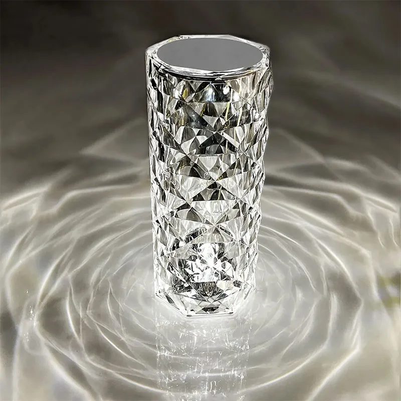 Crystal Lamp, Touch & Remote Control