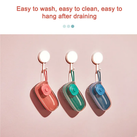 Kitchen Cleaning Brush Liquid Soap Dispenser
